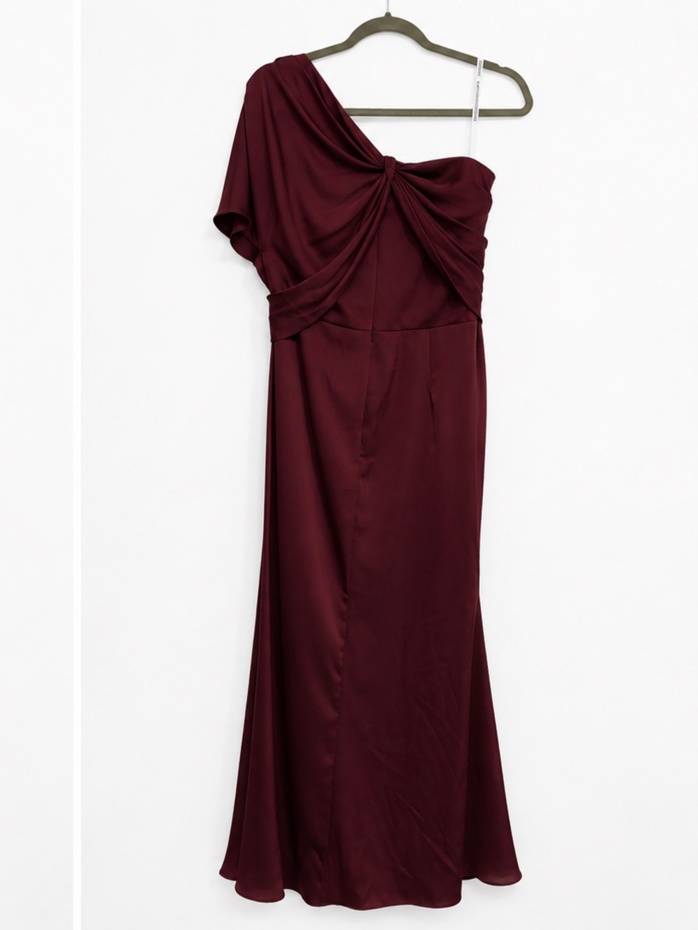 Oleg Cassini Deep Wine Red Dress